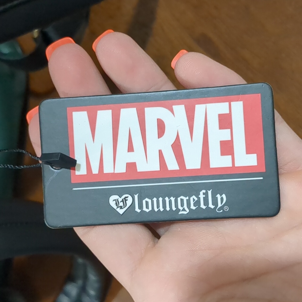 COPY - Loungefly Marvel Loki Cosplay Faux Leather Womens Double Strap Shoulder … - Picture 3 of 6